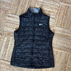Nike Black Quilted Puffer Vest